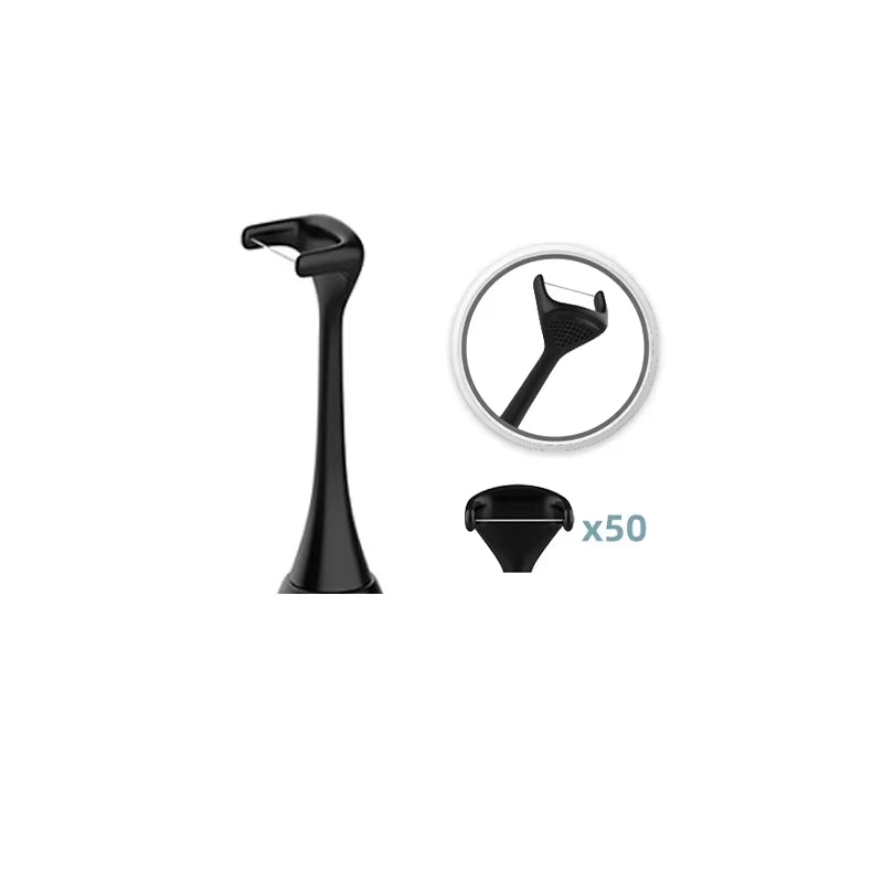 Oem Customized Best Oral Cleaning Combo Waterproof Detachable Cordless Portable Electric Dental Floss Heads for Teeth Cleaner