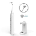 Portable USB Rechargeable Electric Dental Floss Pick Replaceable Floss Heads Tongue Scraper ABS Material Teeth Whitening Teeth